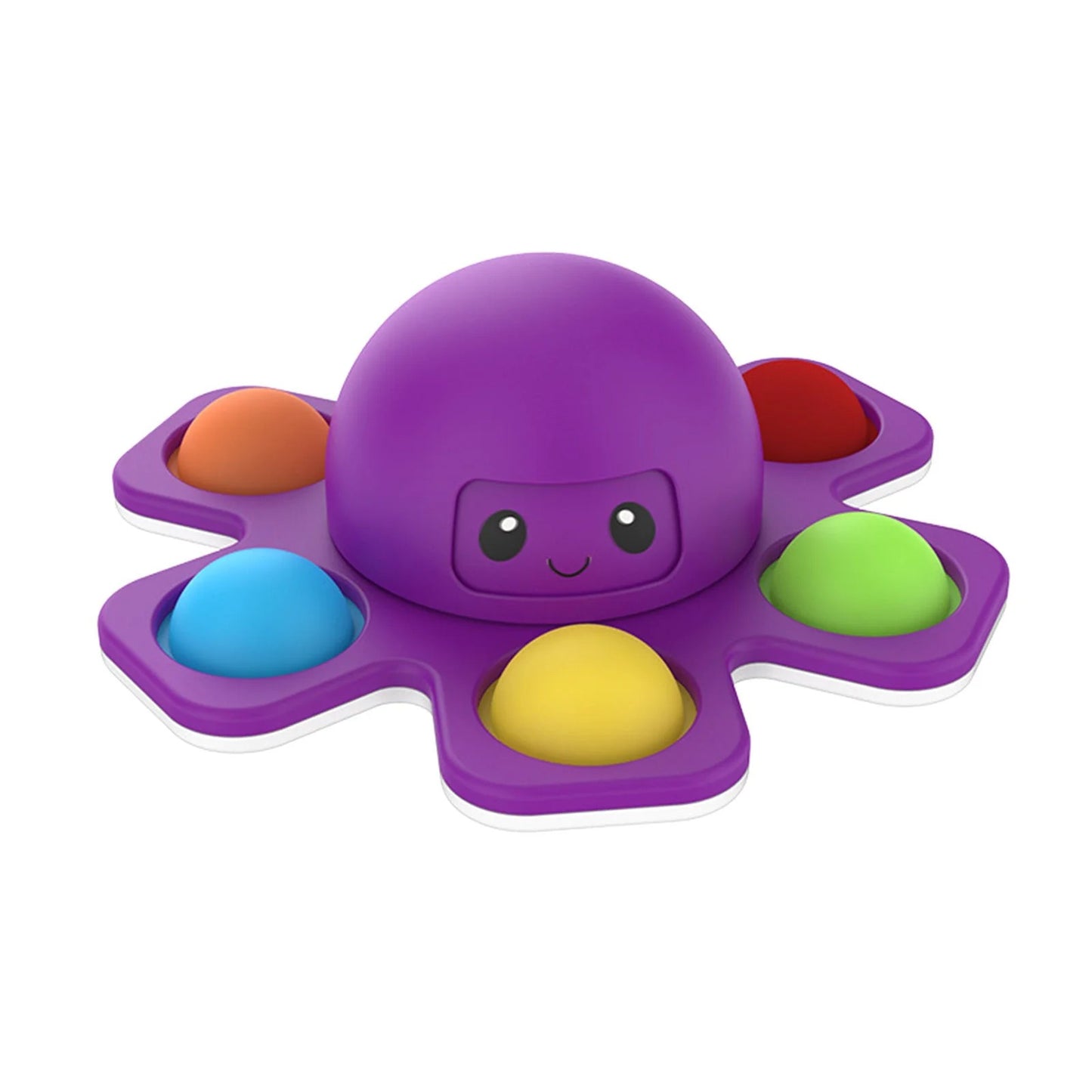 1PCS New Anti Stress Push Bubble Fidget Spinner Face-Changing Sensory Toy