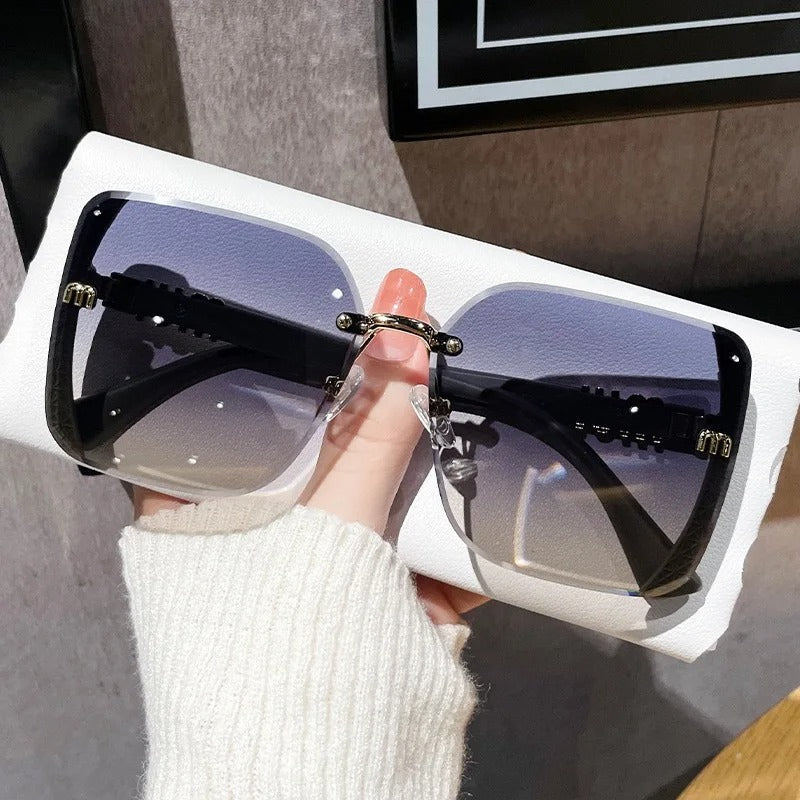 Fashion Oversized Square Sunglasses Women Luxury Sun Glasses