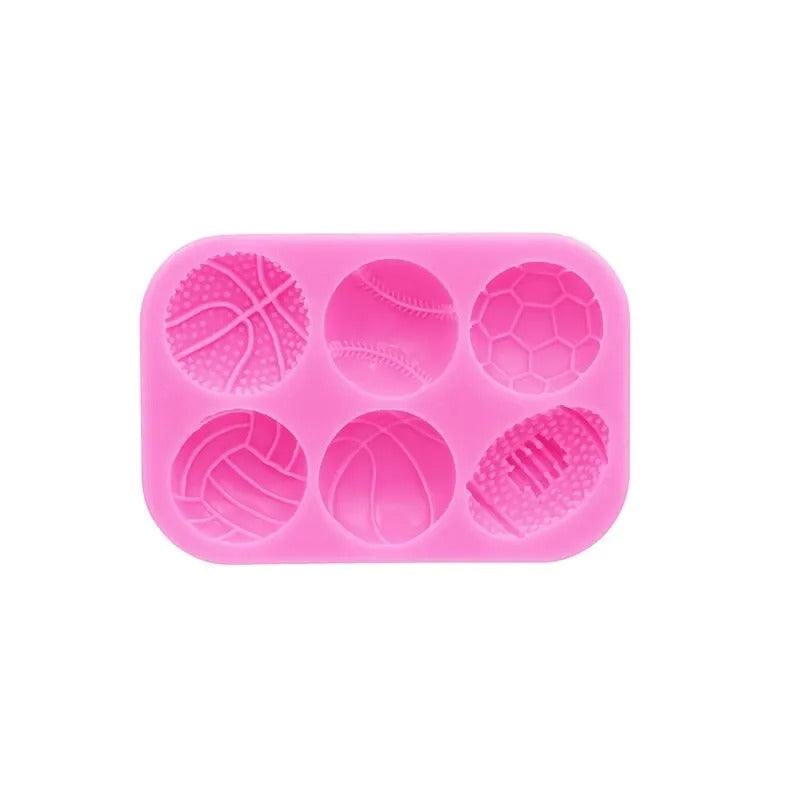 Sports Ball Football Basketball Accessories DIY Jewelry Earrings Silicone Mould