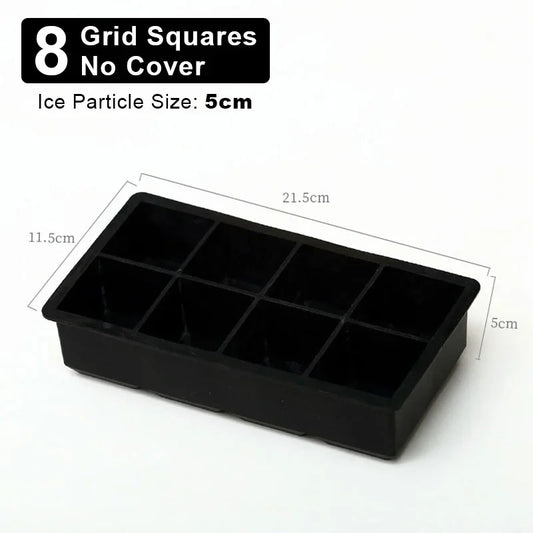 4/6/8/15Grids Silicone Ice Cube Molds Spherical Ice Cube Molds Ice Cream