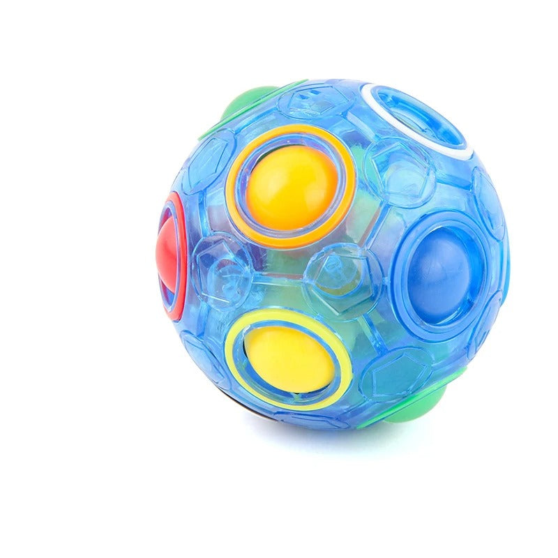 Magic Rainbow Puzzle Ball Speed Cube Ball Fun