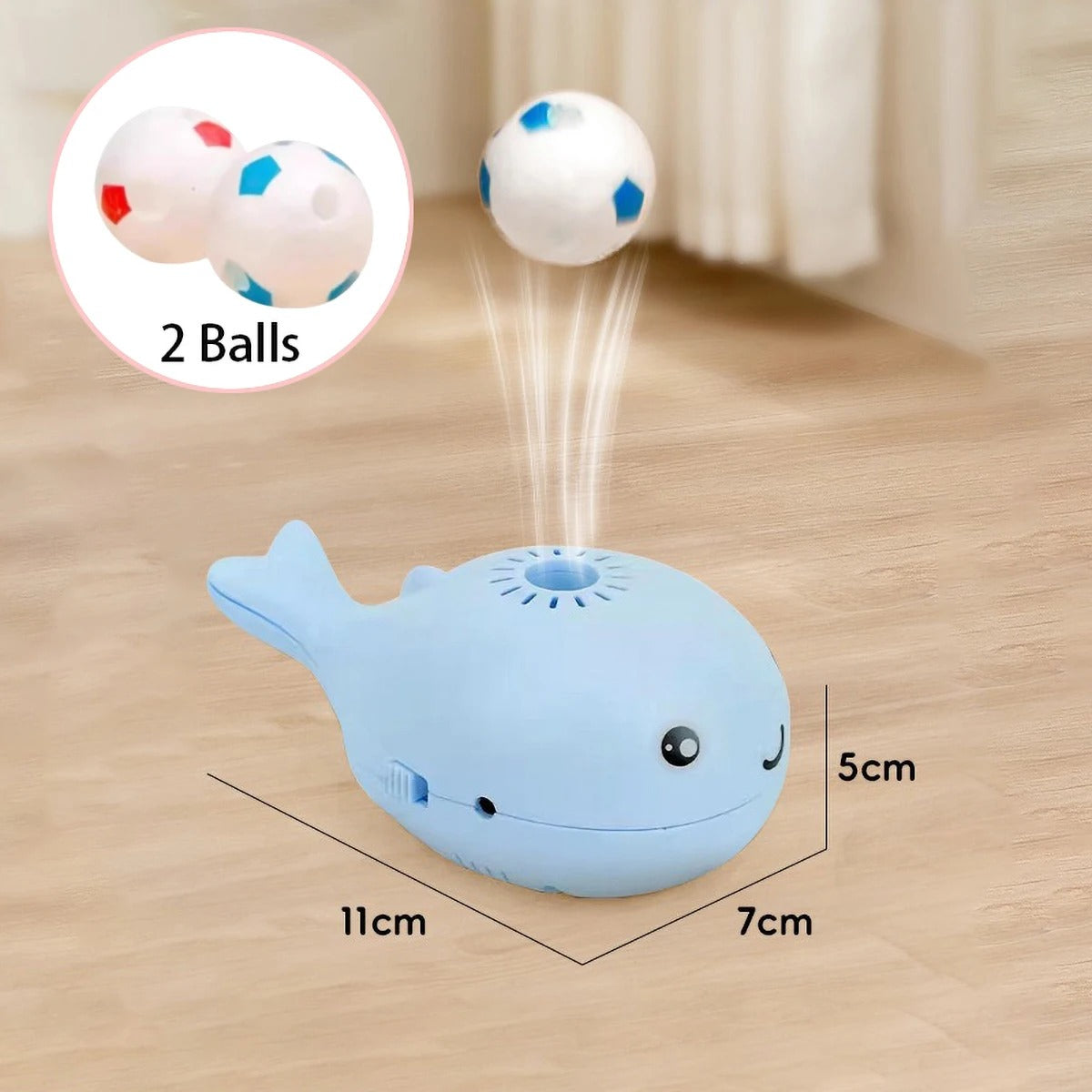 Electric Floating Ball Cat Toy Whale-shaped