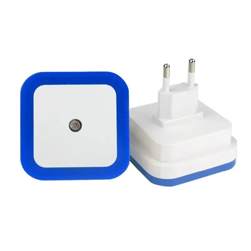 Wireless Sensor LED Night Light EU Plug Mini Square Night Lights