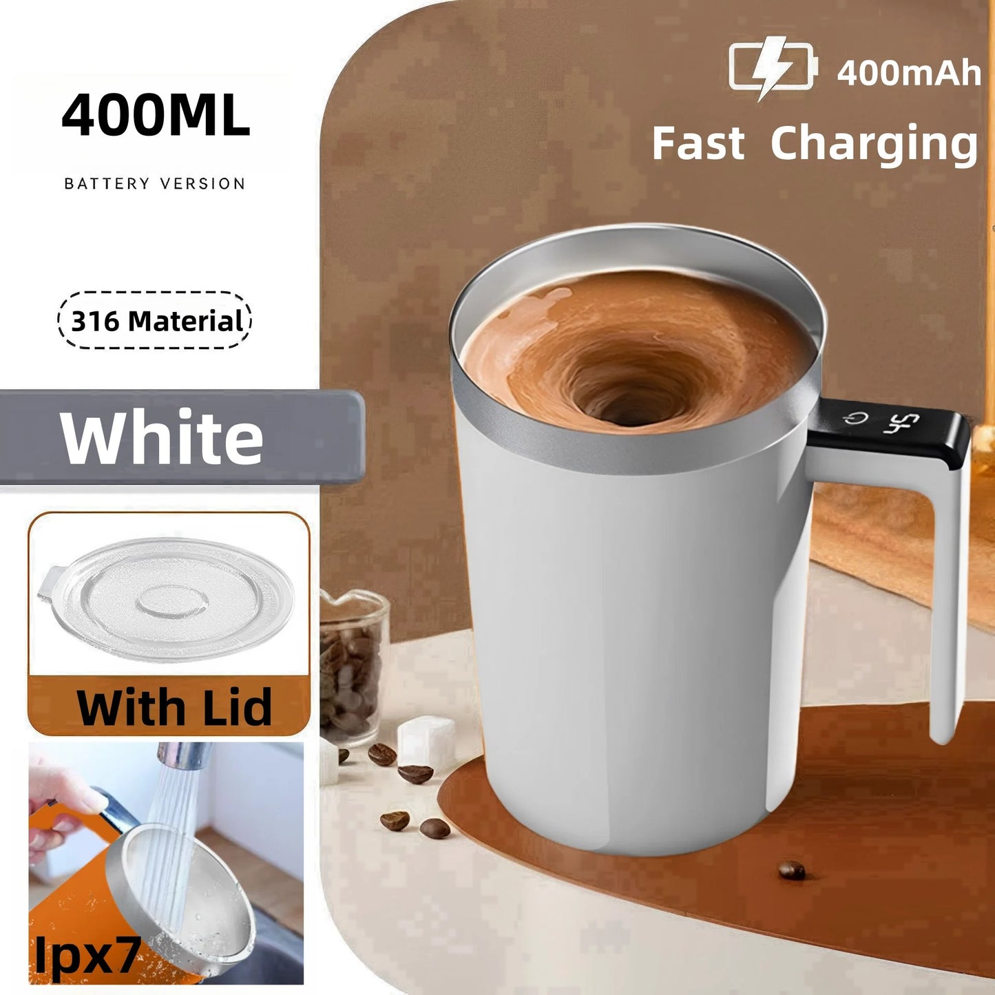 New USB Rechargeable Automatic Magnetic Cup Electric