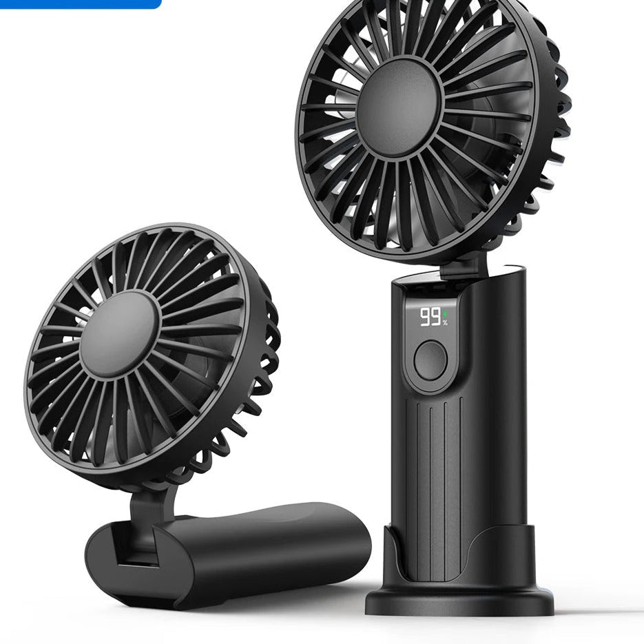 5000mAh Mini Portable Fan USB Rechargeable Hand Held Fan,Small Pocket Fan 3 Speeds
