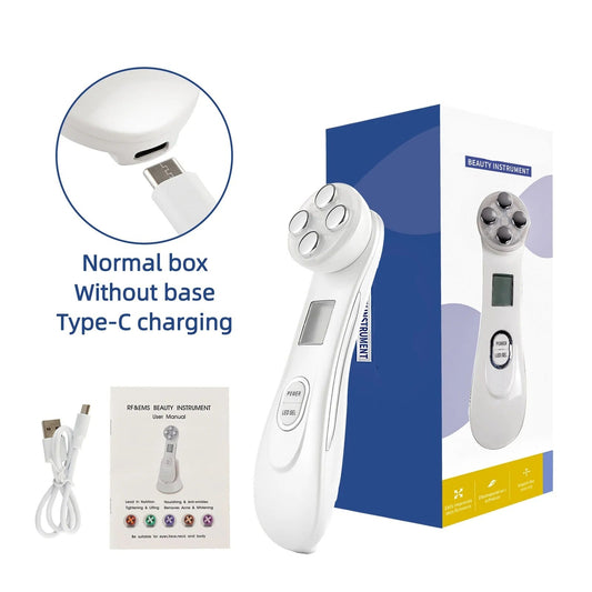 Face Lifting Machine EMS Micro-current Facial Skin Firm Massager LED