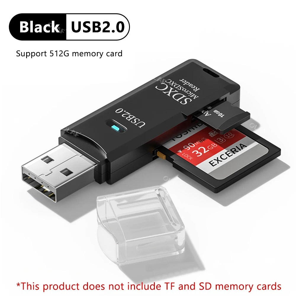 USB 3.0 Card Reader Micro SD TF Memory Card Reading Adapter