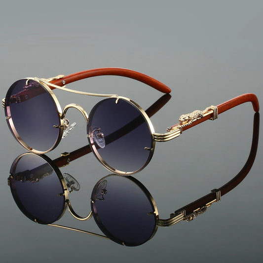 Vintage Round Sunglasses Women Fashion
