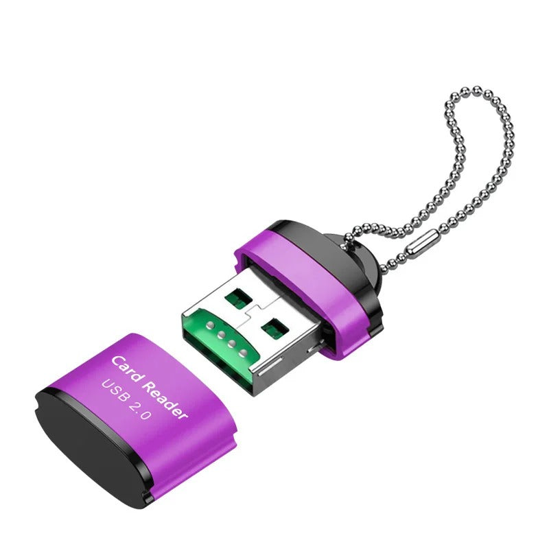Mini USB for Micro SD  USB 2.0 Mobile Phone Memory Card Reader