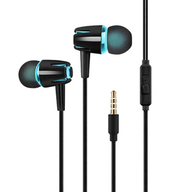 Universal 3.5mm Wired Noise Cancelling Stereo In-ear Earphone