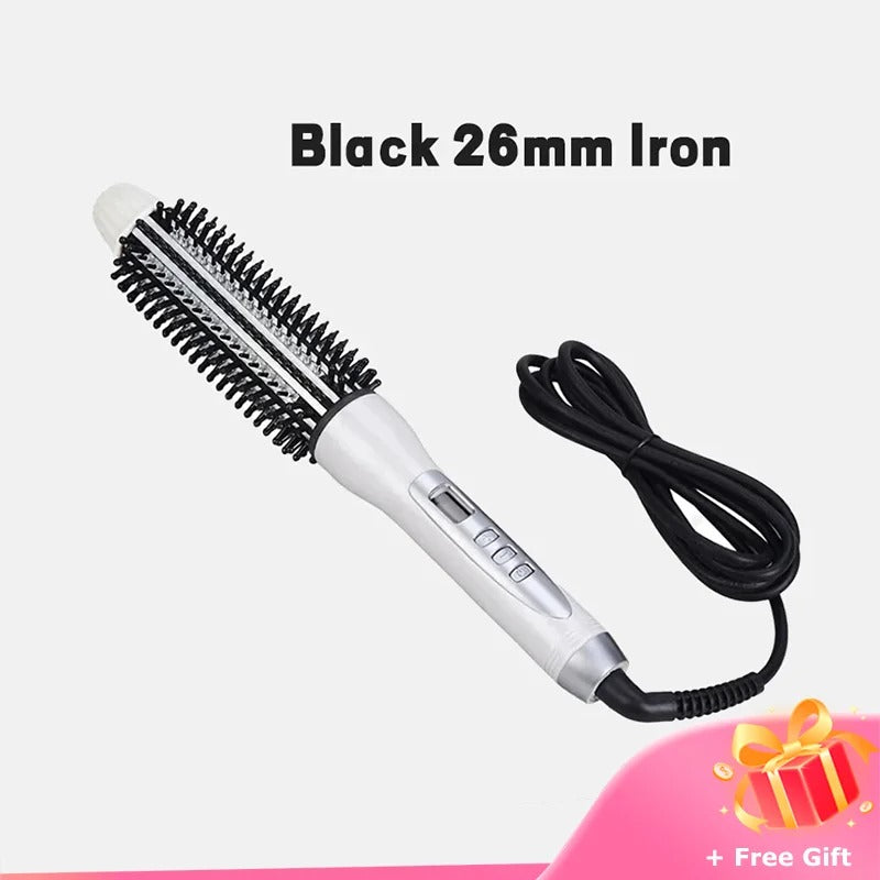 Hair Curler Hot Brush Hair Straightening Electric Brush
