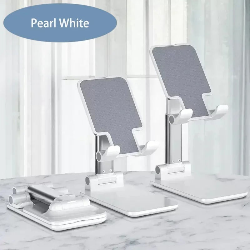 Foldable Desktop Phone Holder Fashion Mirror Design