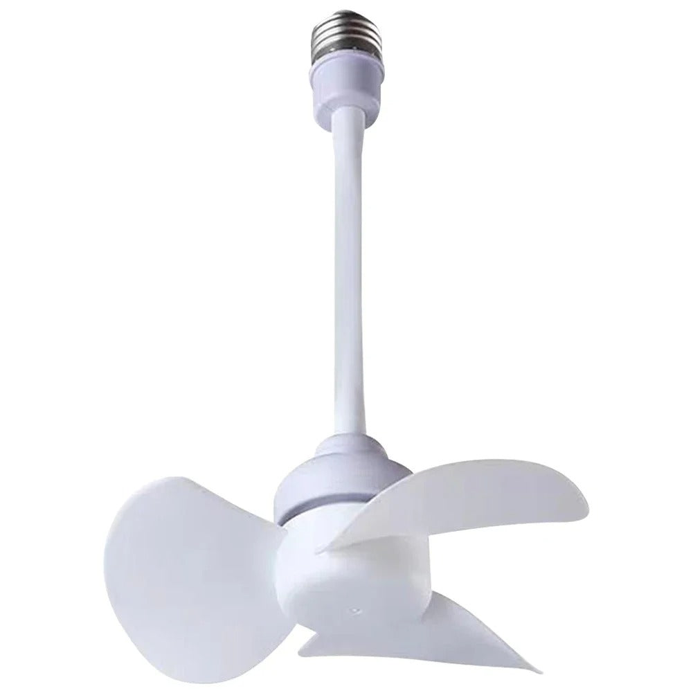LED Mini Ceiling Fan E27 Base/USB Chandelier Ceiling Fan Hose Extender Light