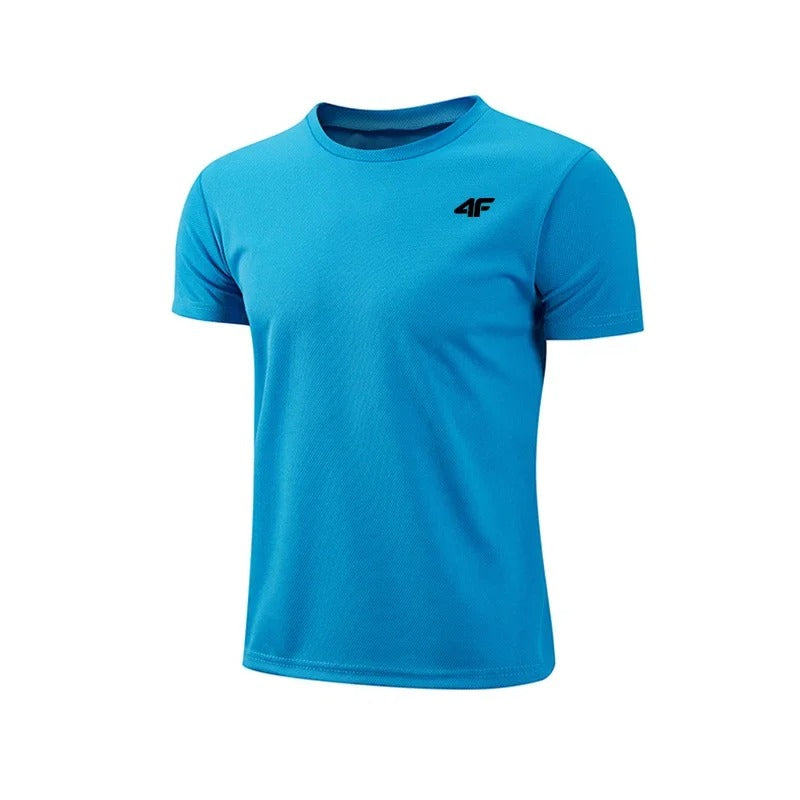 Men's Summer Exercise Training T-shirt High Quality Breathable