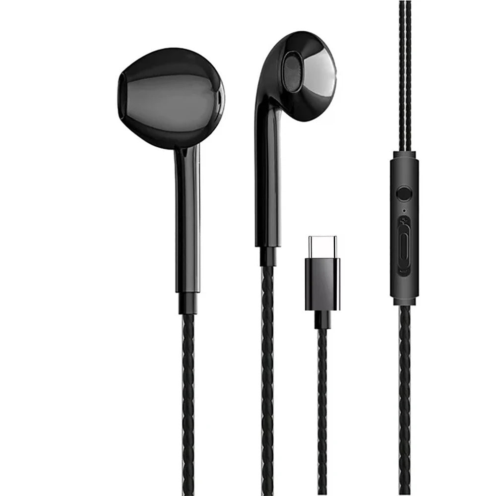 Type C Wired Earphones For Game 3.5mm Wired Headphone