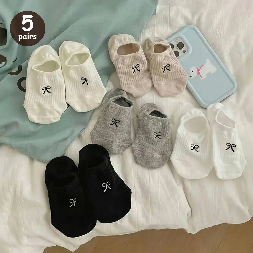 5 Pairs/Lot Summer Short Women Socks
