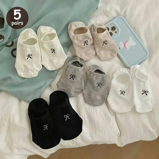 5 Pairs/Lot Summer Short Women Socks