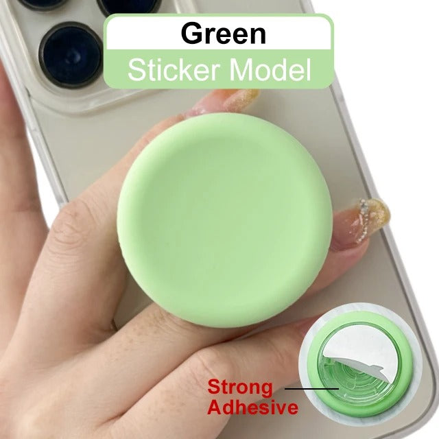 Silicone Round Popping Grip Sockets Finger Ring Phone Holder
