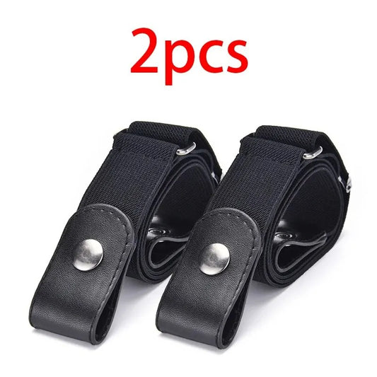 2pcs Adjustable Stretch Elastic Waist Band Invisible Belt Women