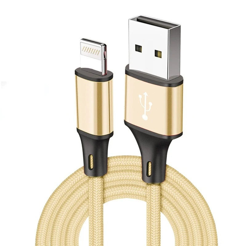 3A USB Cable For iPhone 14 13 12 11 Pro Max X XR 6s 7 8 Plus 2m 3m Wire