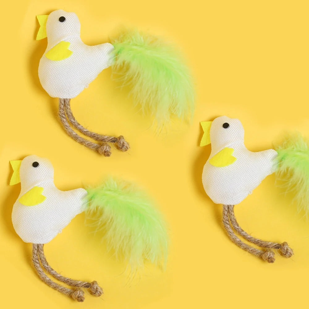 3pcs Simulated Chick Cat Mint Little Cat Toys