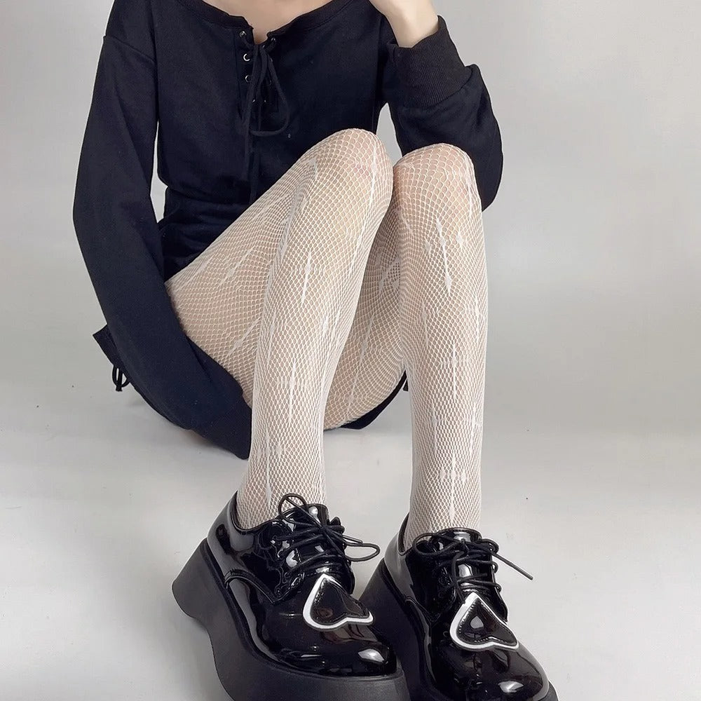 New Goth Lolita Cosplay JK Girls Tights Women