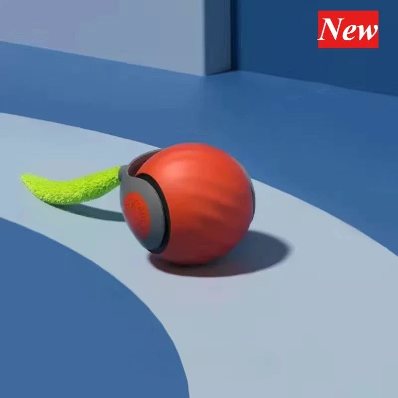 Smart Cats Toy Ball Electric Ball for Cats With Feather Teaser