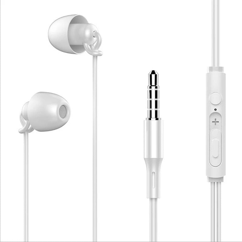 Earphone Headset Noise-Cancel Sleeping Earbud Silicone