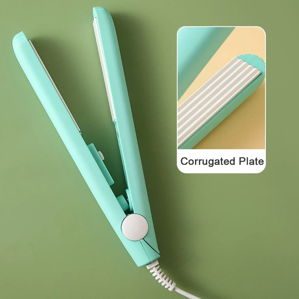 2024 Best Sell Mini Hair Curler Fluffy Splint Flat