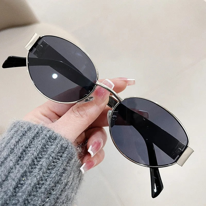 Fashion Oval Sunglasses Women Retro Trend