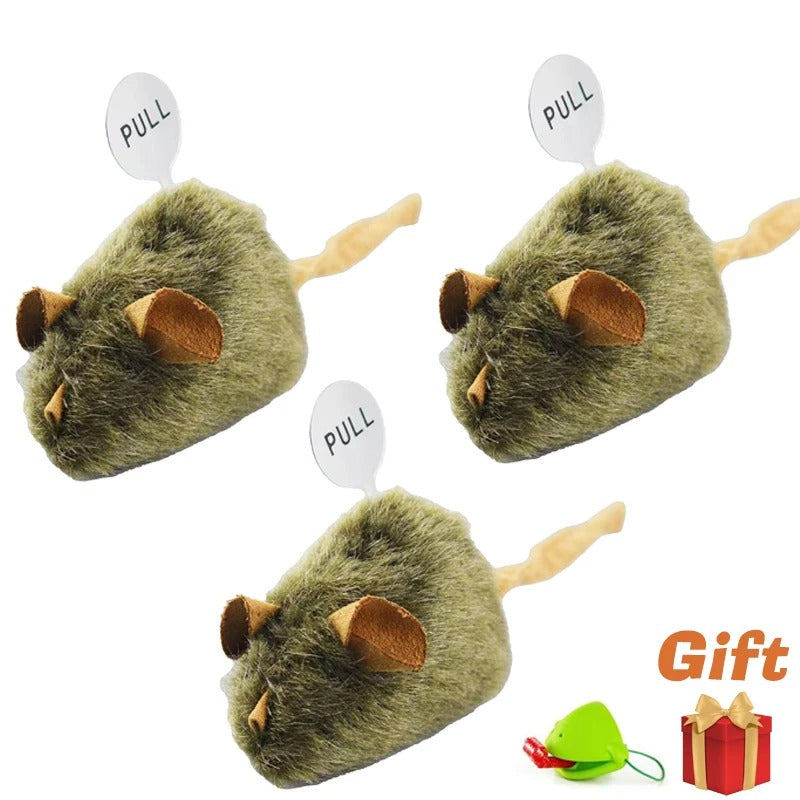 Funny Plush Cat Toy Simulation Mouse Automatic