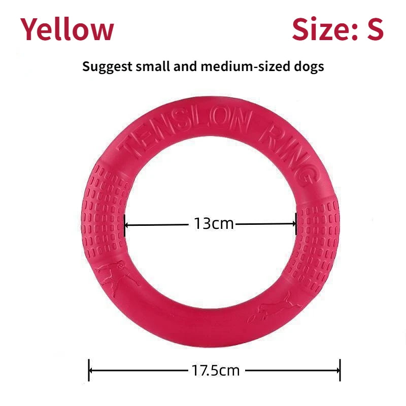 Round Ring Dog Toys Anti-Bite Flying Floating